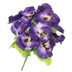 BRATKI BUKIET BRATKÓW GĘSTY DUŻY SZTUCZNE KWIATY 28CM