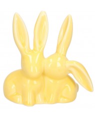 ZAJĄC ZAJĄCZEK CERAMICZNY WIELKANOCNY FIGURKA DO STROIKA