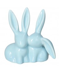 ZAJĄC ZAJĄCZEK CERAMICZNY WIELKANOCNY FIGURKA DO STROIKA