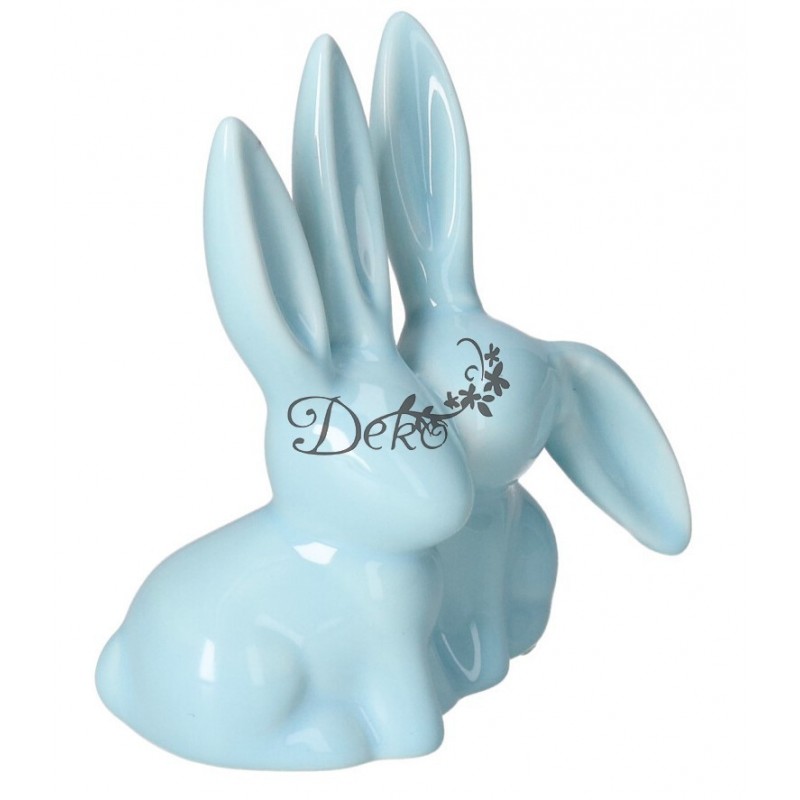 ZAJĄC ZAJĄCZEK CERAMICZNY WIELKANOCNY FIGURKA DO STROIKA