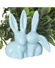 ZAJĄC ZAJĄCZEK CERAMICZNY WIELKANOCNY FIGURKA DO STROIKA