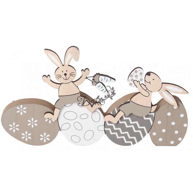 ZAJĄC ZAJĄCZEK WIELKANOCNY FIGURKA DO STROIKA JAJKO JAJKA