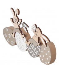 ZAJĄC ZAJĄCZEK WIELKANOCNY FIGURKA DO STROIKA JAJKO JAJKA