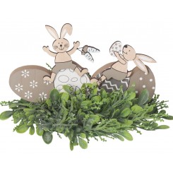 ZAJĄC ZAJĄCZEK WIELKANOCNY FIGURKA DO STROIKA JAJKO JAJKA