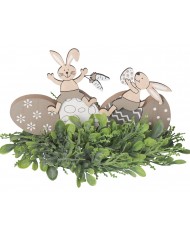 ZAJĄC ZAJĄCZEK WIELKANOCNY FIGURKA DO STROIKA JAJKO JAJKA