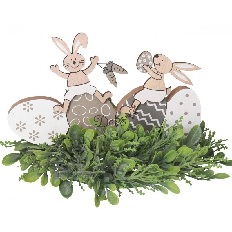 ZAJĄC ZAJĄCZEK WIELKANOCNY FIGURKA DO STROIKA JAJKO JAJKA