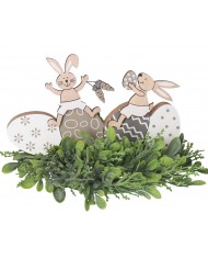 ZAJĄC ZAJĄCZEK WIELKANOCNY FIGURKA DO STROIKA JAJKO JAJKA