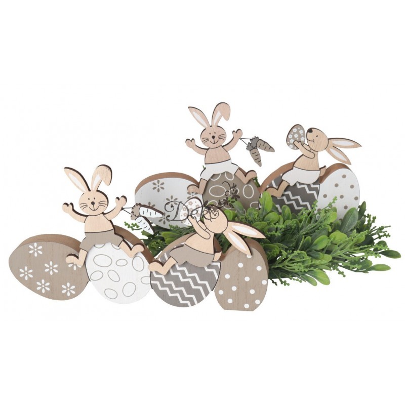 ZAJĄC ZAJĄCZEK WIELKANOCNY FIGURKA DO STROIKA JAJKO JAJKA