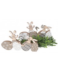 ZAJĄC ZAJĄCZEK WIELKANOCNY FIGURKA DO STROIKA JAJKO JAJKA