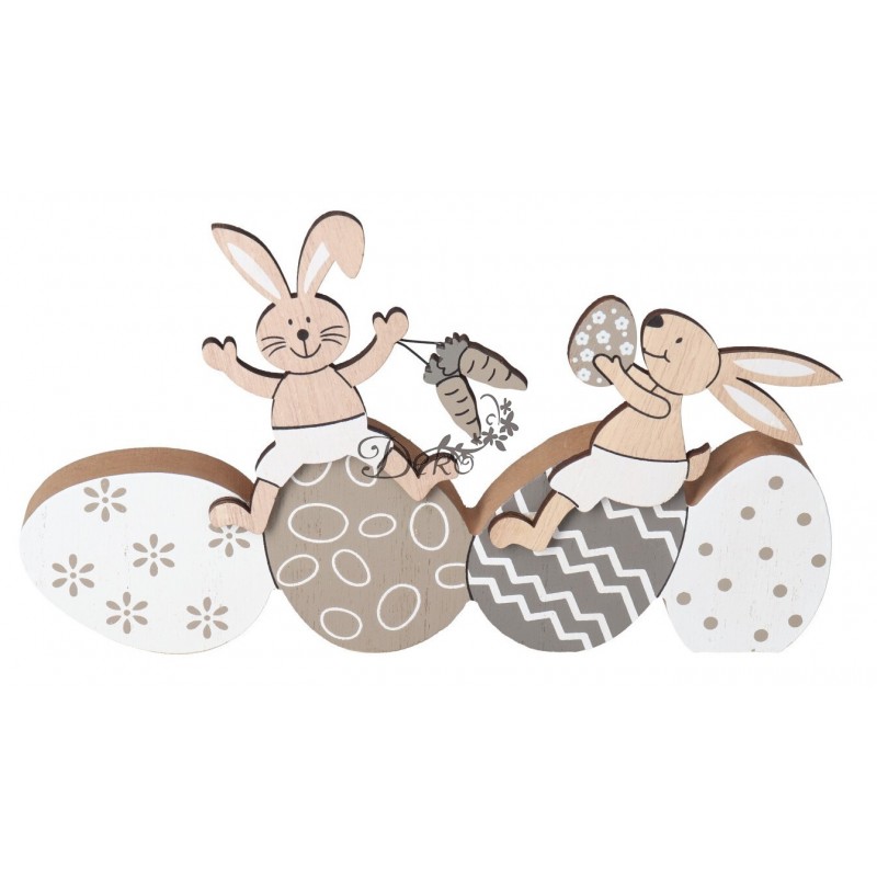 ZAJĄC ZAJĄCZEK WIELKANOCNY FIGURKA DO STROIKA JAJKO JAJKA