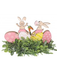 ZAJĄC ZAJĄCZEK WIELKANOCNY FIGURKA DO STROIKA JAJKO JAJKA