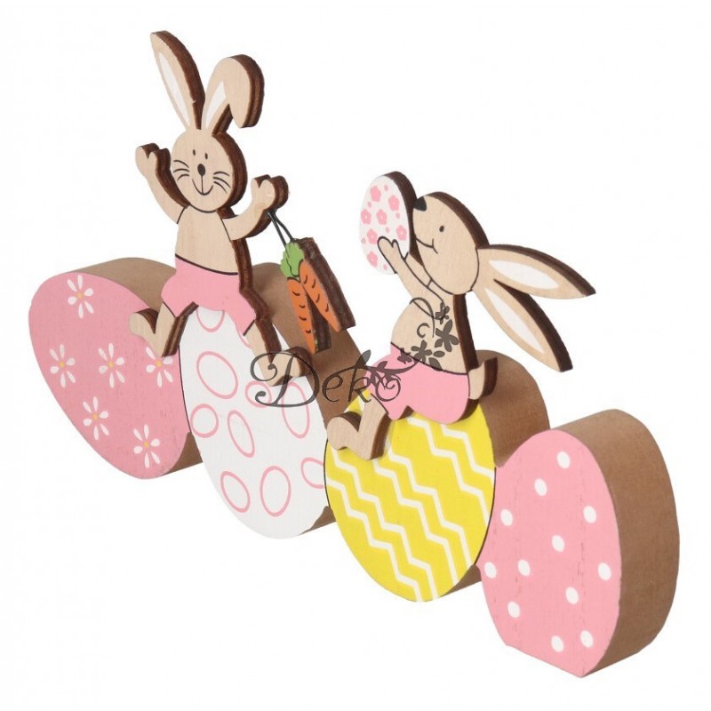 ZAJĄC ZAJĄCZEK WIELKANOCNY FIGURKA DO STROIKA JAJKO JAJKA