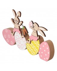 ZAJĄC ZAJĄCZEK WIELKANOCNY FIGURKA DO STROIKA JAJKO JAJKA