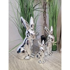 ZAJĄC ZAJĄCZEK CERAMICZNY WIELKANOCNY DUŻY FIGURKA