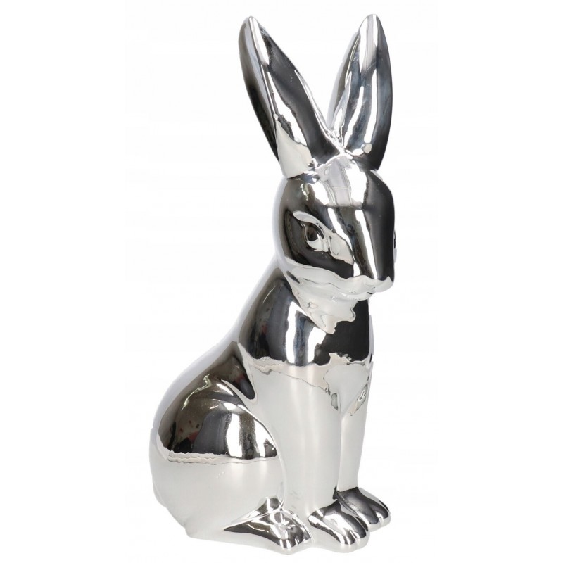 ZAJĄC ZAJĄCZEK CERAMICZNY WIELKANOCNY DUŻY FIGURKA 30CM