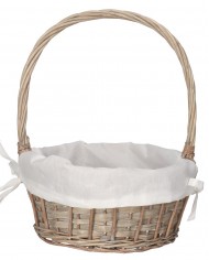 KOSZ WIKLINOWY NA KOMUNIĘ ŚLUB ŚWIĘCONKA