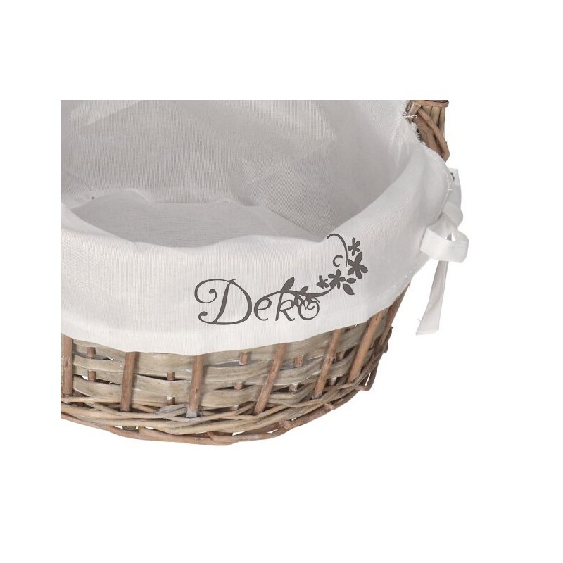 KOSZ WIKLINOWY NA KOMUNIĘ ŚLUB ŚWIĘCONKA