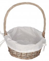 KOSZ WIKLINOWY NA KOMUNIĘ ŚLUB ŚWIĘCONKA