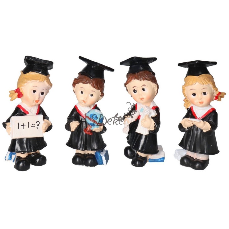 FIGURKA FIGURKI NA ZAKOŃCZENIE SZKOŁY 4SZT