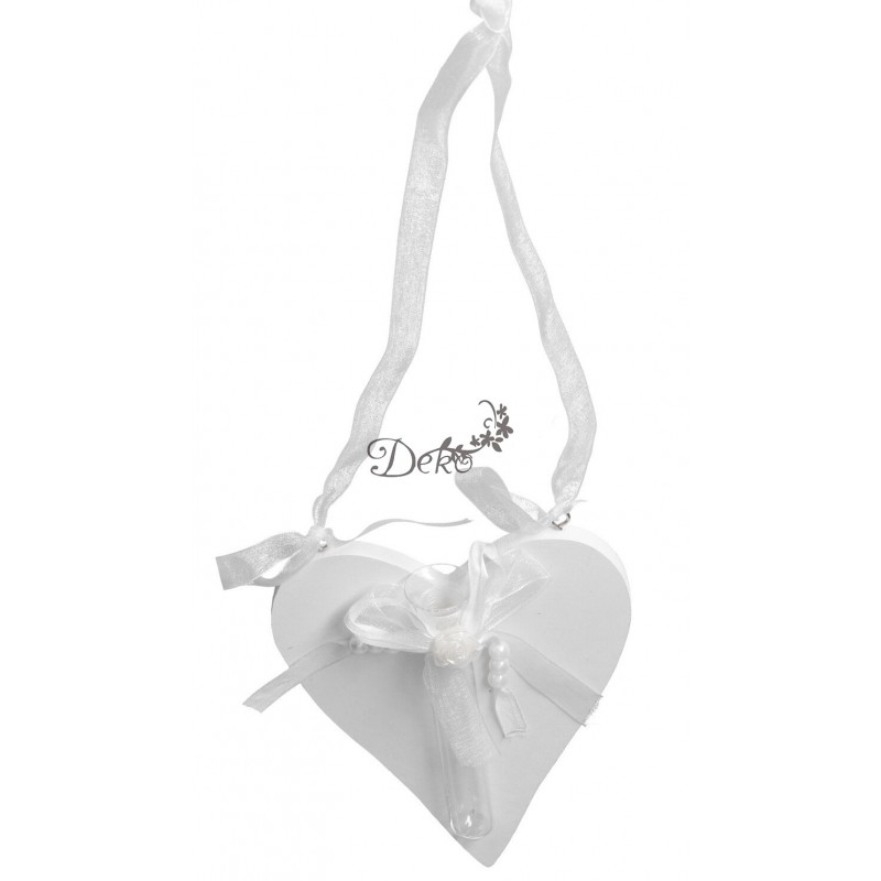 SERCE SERDUSZKO DREWNIANE ZAWIESZKA OZDOBA 1SZT