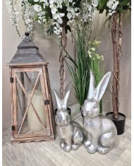 ZAJĄC ZAJĄCZEK CERAMICZNY WIELKANOCNY GIGANT FIGURKA