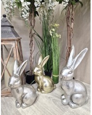 ZAJĄC ZAJĄCZEK CERAMICZNY WIELKANOCNY GIGANT FIGURKA