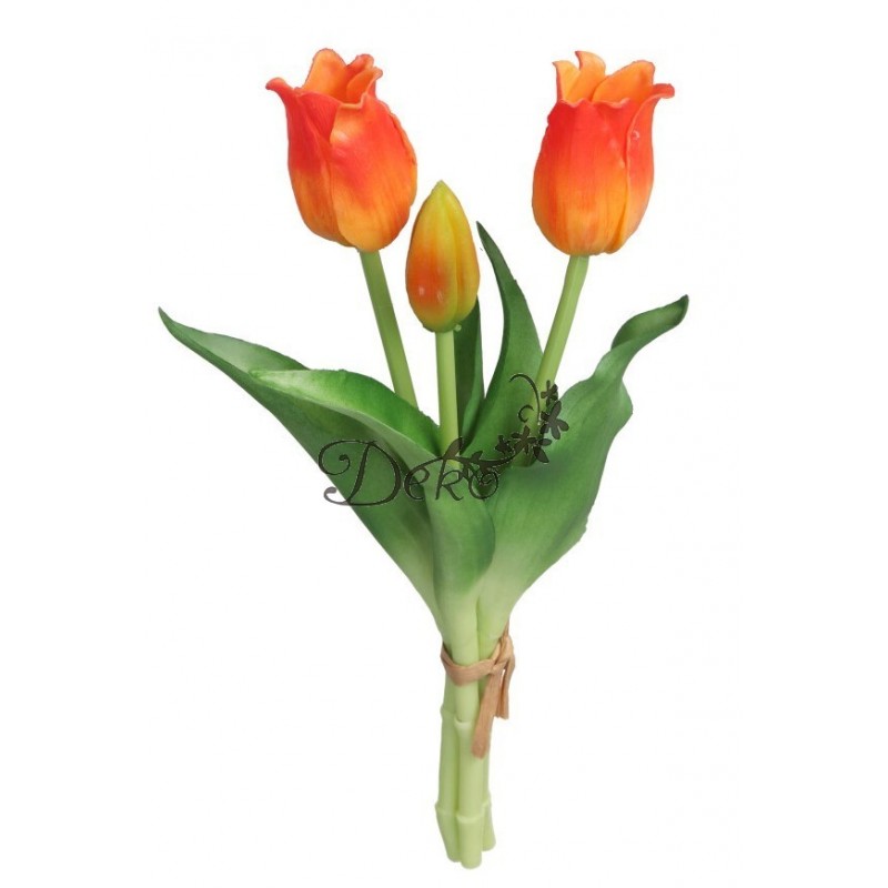 TULIPANY BUKIET TULIPANÓW GUMOWE GUMOWANE JAK ŻYWE