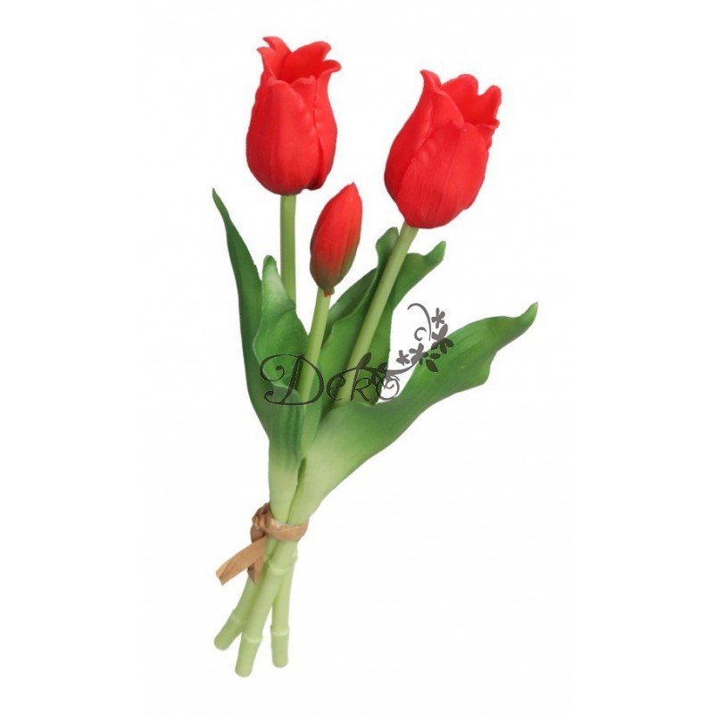 TULIPANY BUKIET TULIPANÓW GUMOWE GUMOWANE JAK ŻYWE