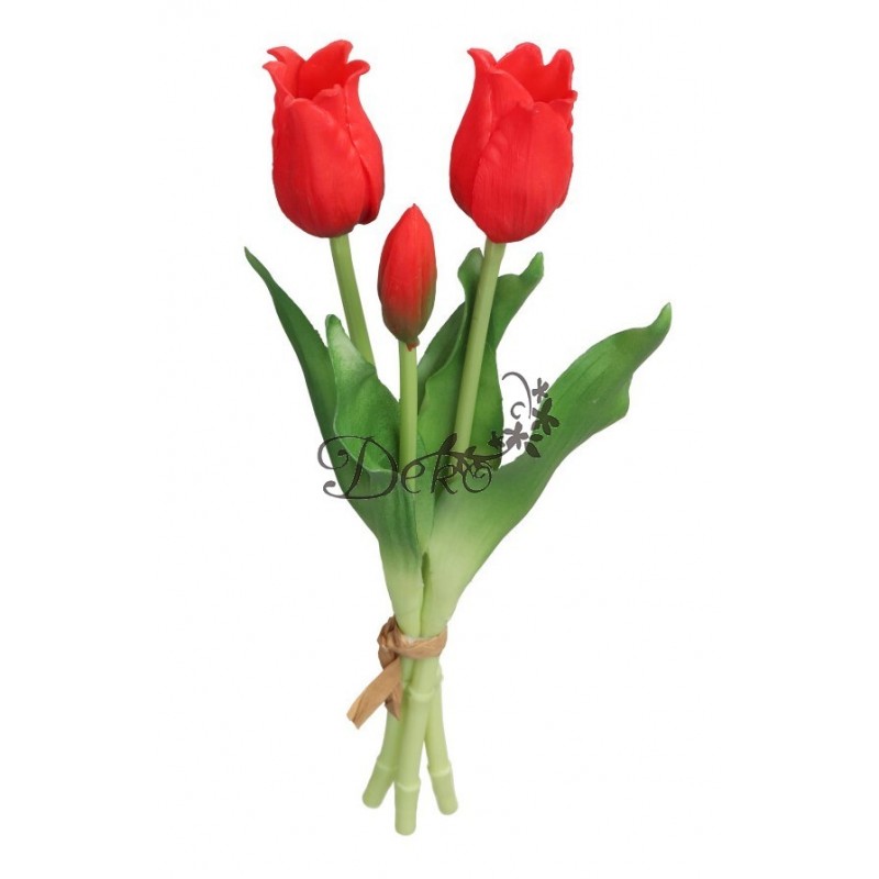TULIPANY BUKIET TULIPANÓW GUMOWE GUMOWANE JAK ŻYWE
