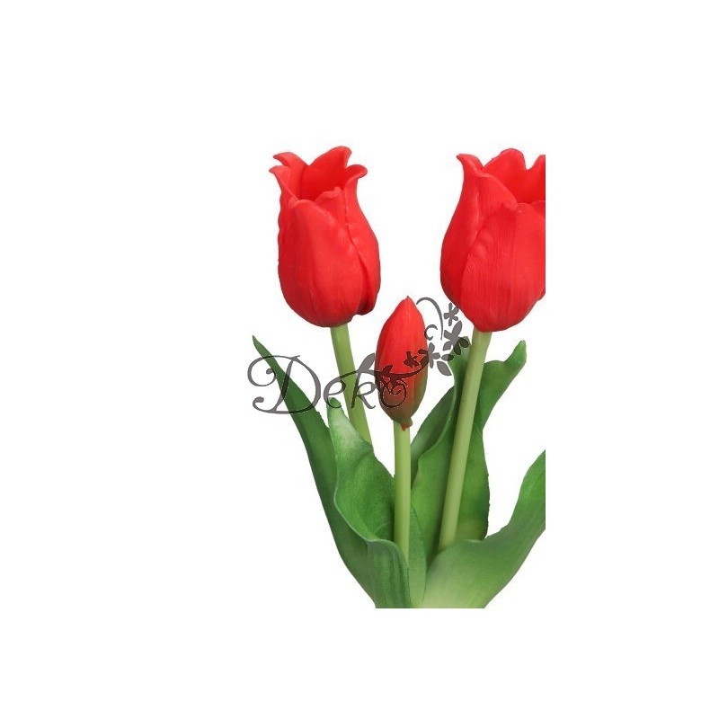 TULIPANY BUKIET TULIPANÓW GUMOWE GUMOWANE JAK ŻYWE