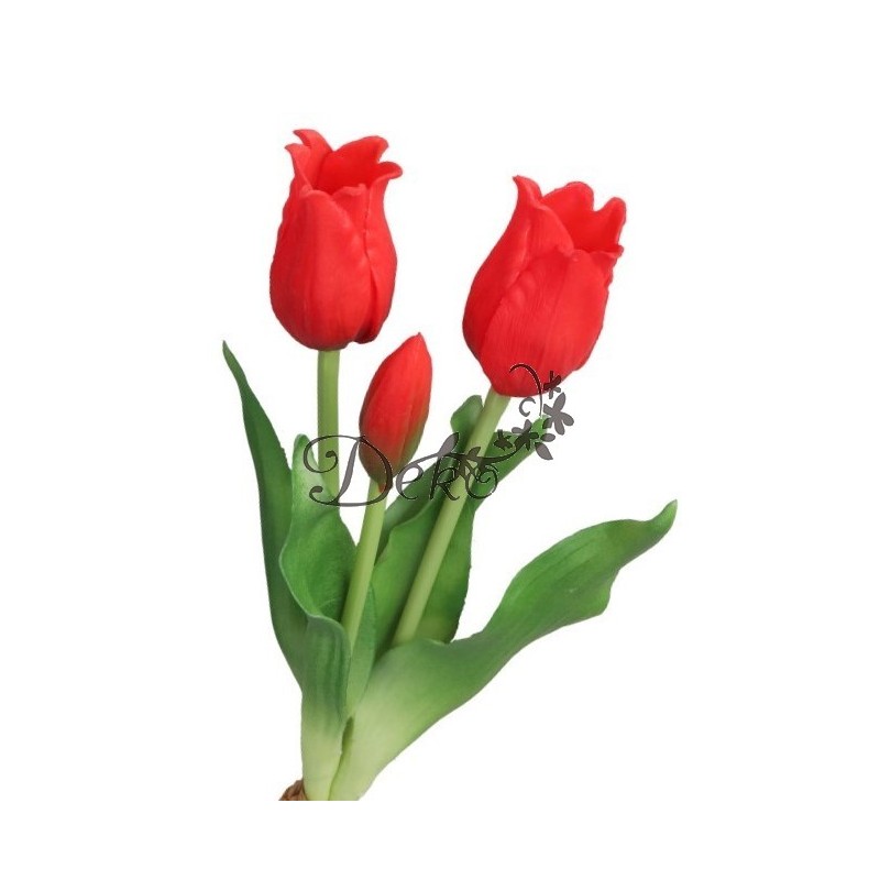 TULIPANY BUKIET TULIPANÓW GUMOWE GUMOWANE JAK ŻYWE