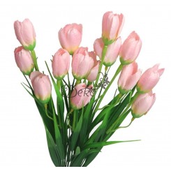 SZTUCZNE KWIATY BUKIET GAŁĄZKI KROKUSY W TRAWIE 44CM