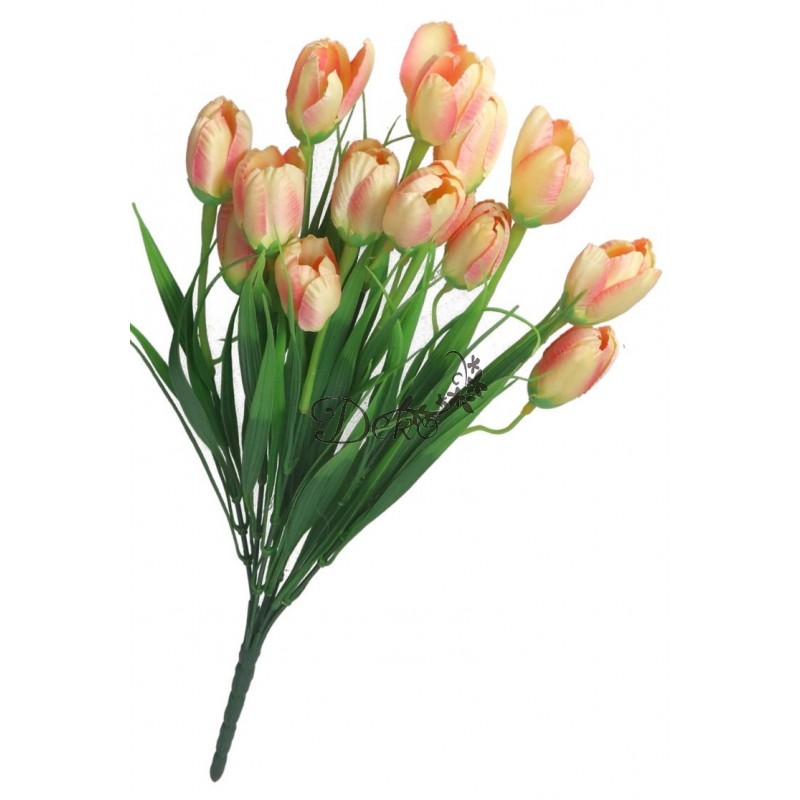 SZTUCZNE KWIATY BUKIET GAŁĄZKI KROKUSY W TRAWIE 44CM