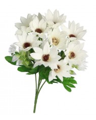 SZTUCZNE KWIATY ROŚLINY BUKIET GAŁĄZKI KWIATY POLNE