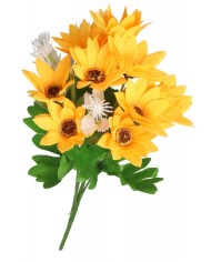 SZTUCZNE KWIATY ROŚLINY BUKIET GAŁĄZKI KWIATY POLNE