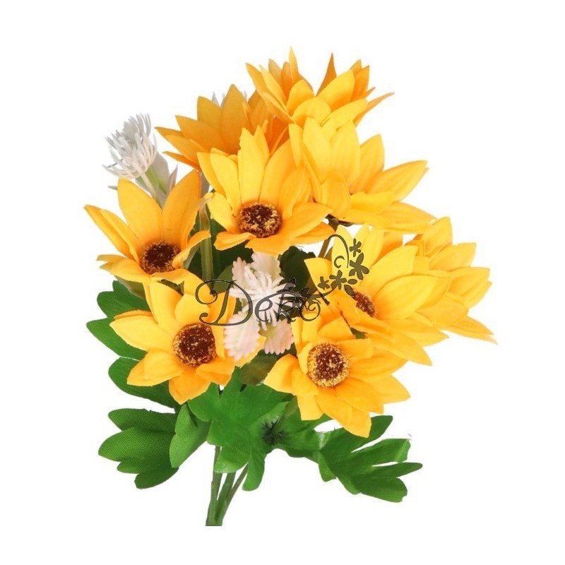 SZTUCZNE KWIATY ROŚLINY BUKIET GAŁĄZKI KWIATY POLNE