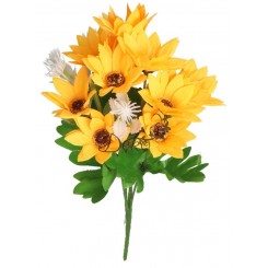 SZTUCZNE KWIATY ROŚLINY BUKIET GAŁĄZKI KWIATY POLNE