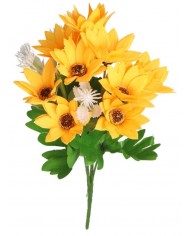 SZTUCZNE KWIATY ROŚLINY BUKIET GAŁĄZKI KWIATY POLNE