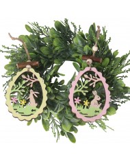 ZAJĄC ZAJĄCZEK WIELKANOCNY DREWNIANY JAJKO OZDOBA ZAWIESZKA