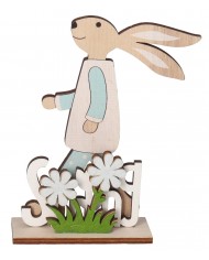ZAJĄC ZAJĄCZEK WIELKANOCNY DREWNIANY OZDOBA FIGURKA