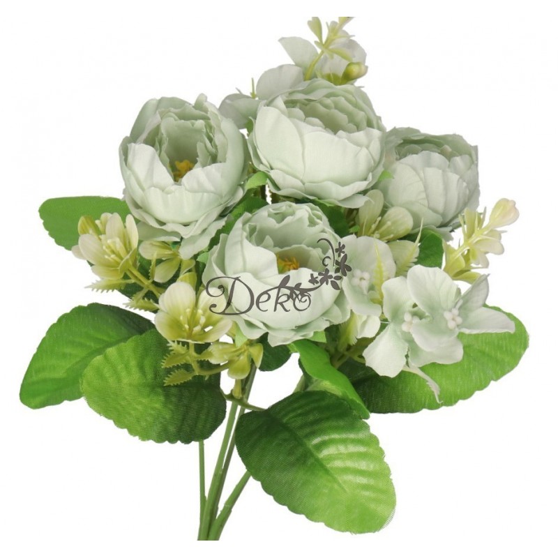 SZTUCZNE KWIATY GAŁĄZKI ROŚLINY PEONIA PIWONIA JAK ŻYWA