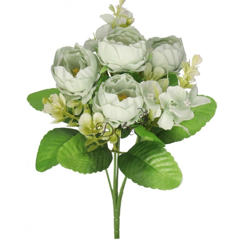 SZTUCZNE KWIATY GAŁĄZKI ROŚLINY PEONIA PIWONIA JAK ŻYWA