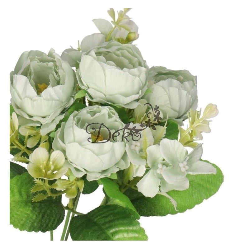 SZTUCZNE KWIATY GAŁĄZKI ROŚLINY PEONIA PIWONIA JAK ŻYWA