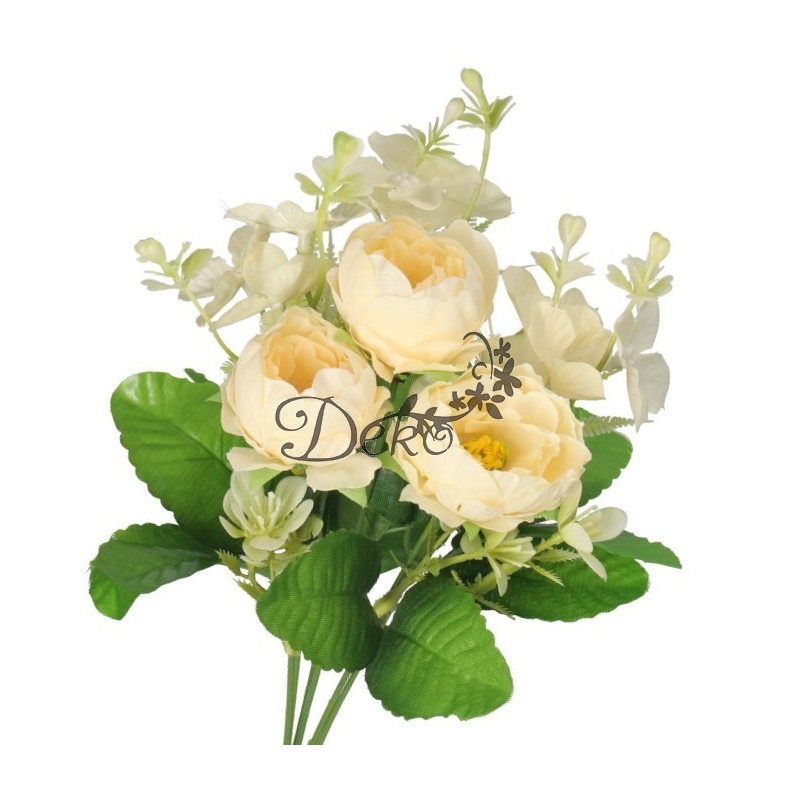 SZTUCZNE KWIATY GAŁĄZKI ROŚLINY PEONIA PIWONIA JAK ŻYWA