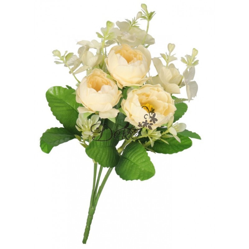 SZTUCZNE KWIATY GAŁĄZKI ROŚLINY PEONIA PIWONIA JAK ŻYWA