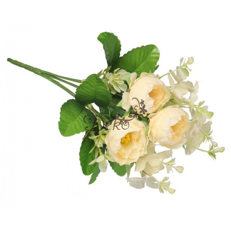 SZTUCZNE KWIATY GAŁĄZKI ROŚLINY PEONIA PIWONIA JAK ŻYWA