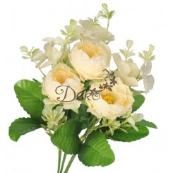 SZTUCZNE KWIATY GAŁĄZKI ROŚLINY PEONIA PIWONIA JAK ŻYWA