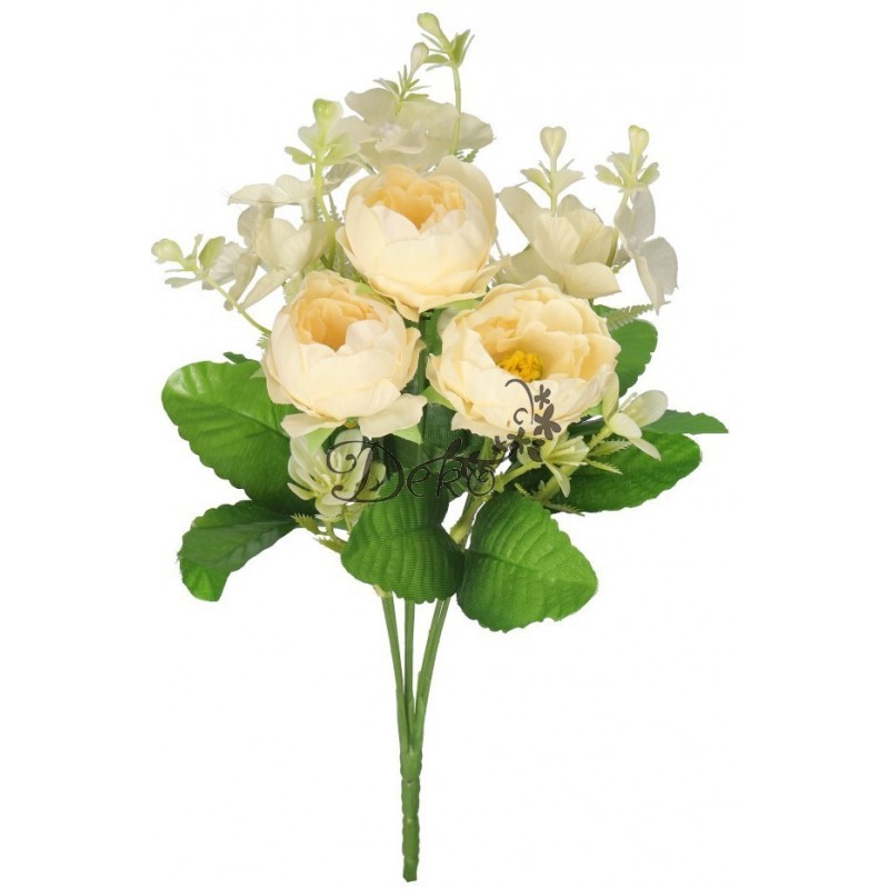 SZTUCZNE KWIATY GAŁĄZKI ROŚLINY PEONIA PIWONIA JAK ŻYWA