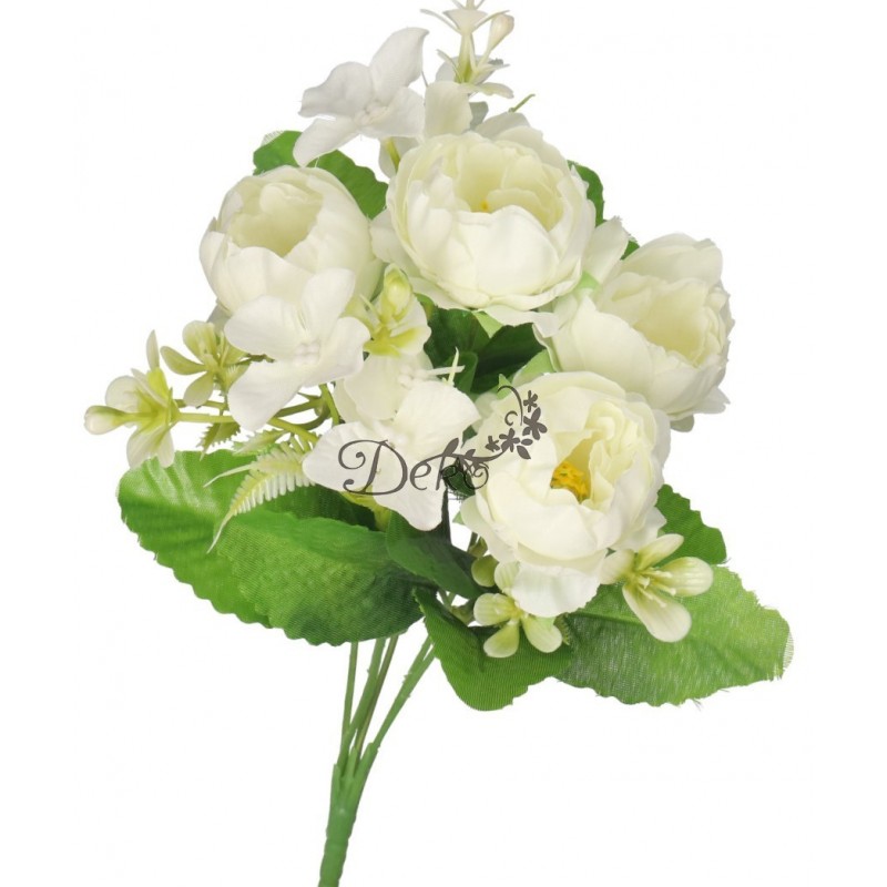 SZTUCZNE KWIATY GAŁĄZKI ROŚLINY PEONIA PIWONIA JAK ŻYWA