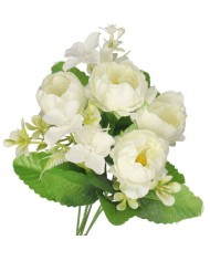 SZTUCZNE KWIATY GAŁĄZKI ROŚLINY PEONIA PIWONIA JAK ŻYWA